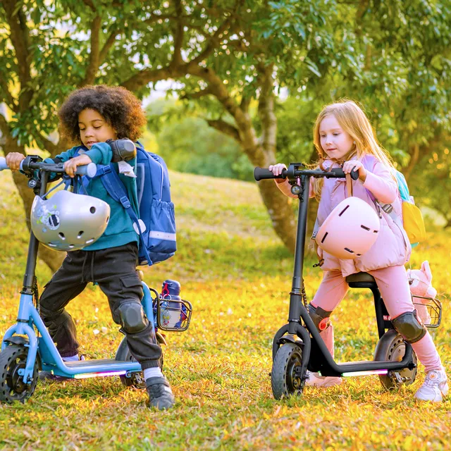 hiboy-q2-lite-trottinette-lectrique-enfant-5-8-ans-bleue image 1