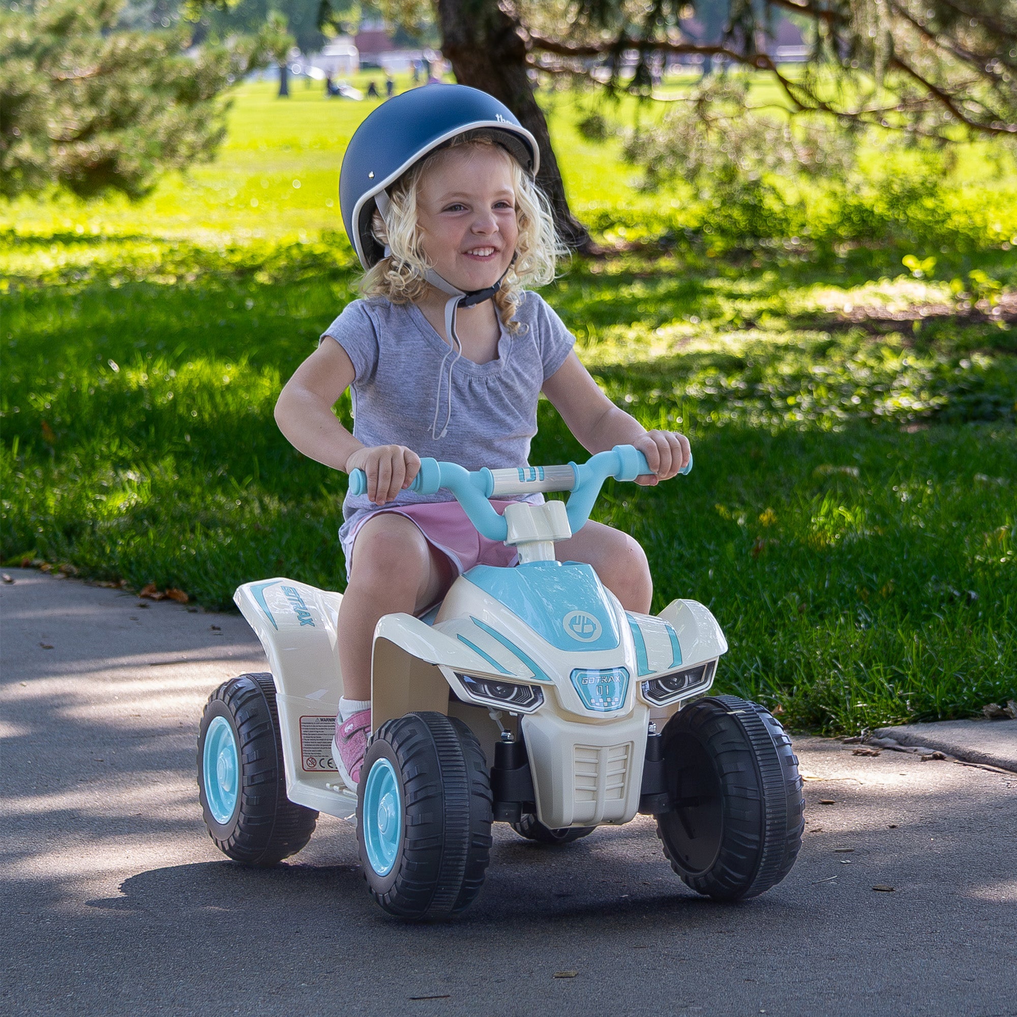 gotrax-rt1-dyno-quad-lectrique-enfant-noir-3-5-ans image 2