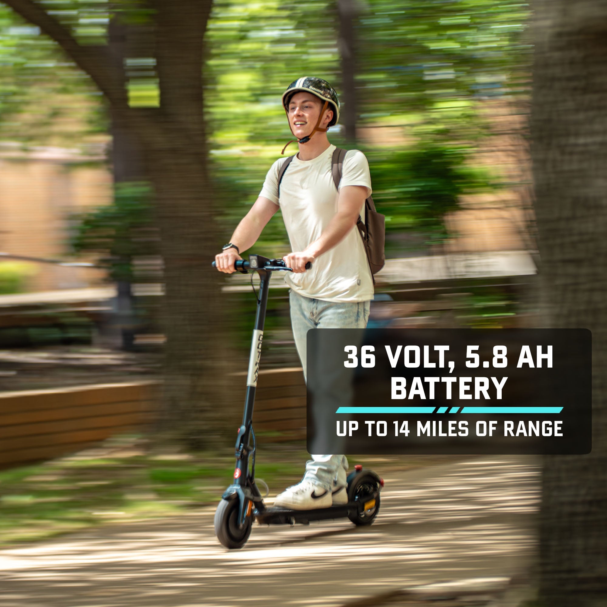 gotrax-fusion-trottinette-lectrique-noire-pneus-airless image 5