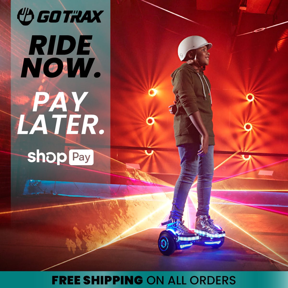 gotrax-glide-chrome-hoverboard-6-5-rainbow-bluetooth image 3