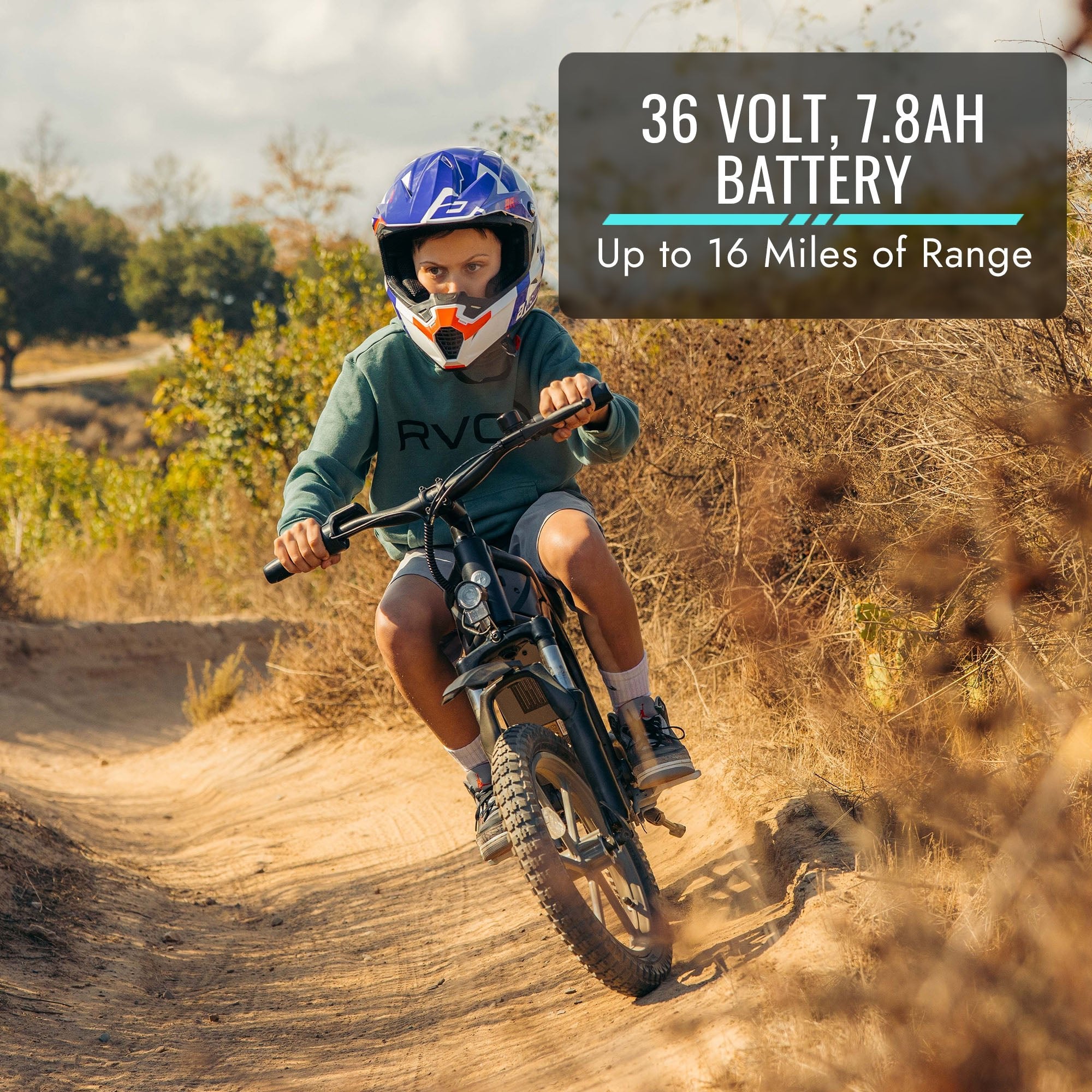 gotrax-fitz16-moto-lectrique-enfant-rouge-350w image 8