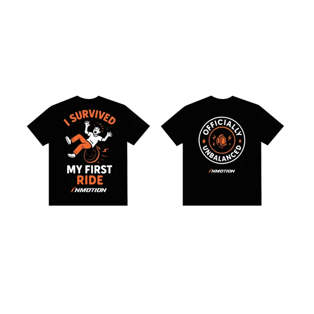 inmotion-t-shirt-noir-logo-monocycle-coton-xl image 1