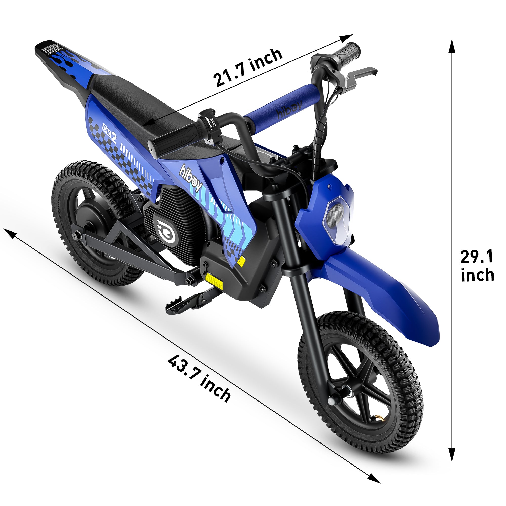 hiboy-dk2-moto-lectrique-enfant-3-7-ans-jaune image 8