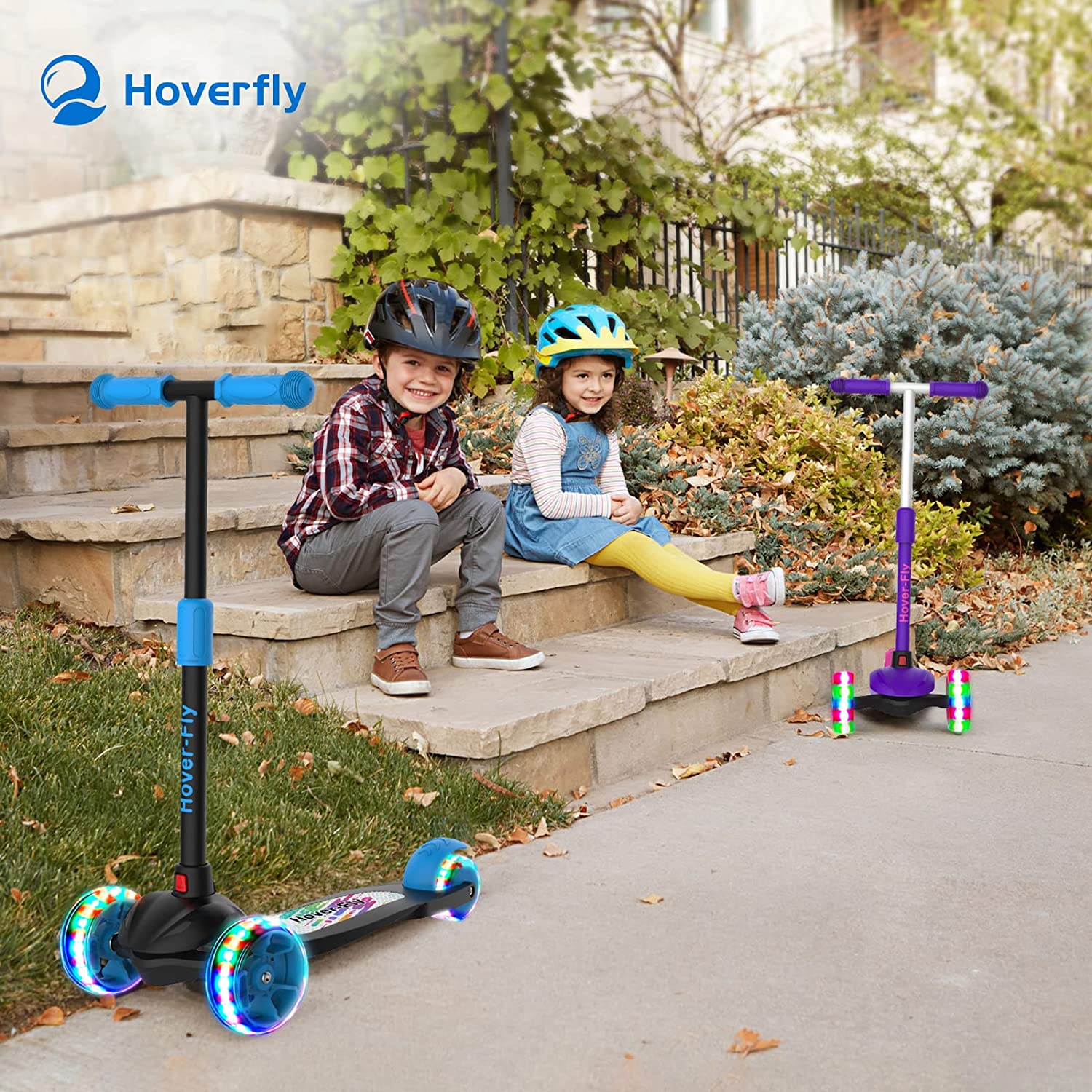 gotrax-kh1-trottinette-enfant-3-roues-bleu image 5
