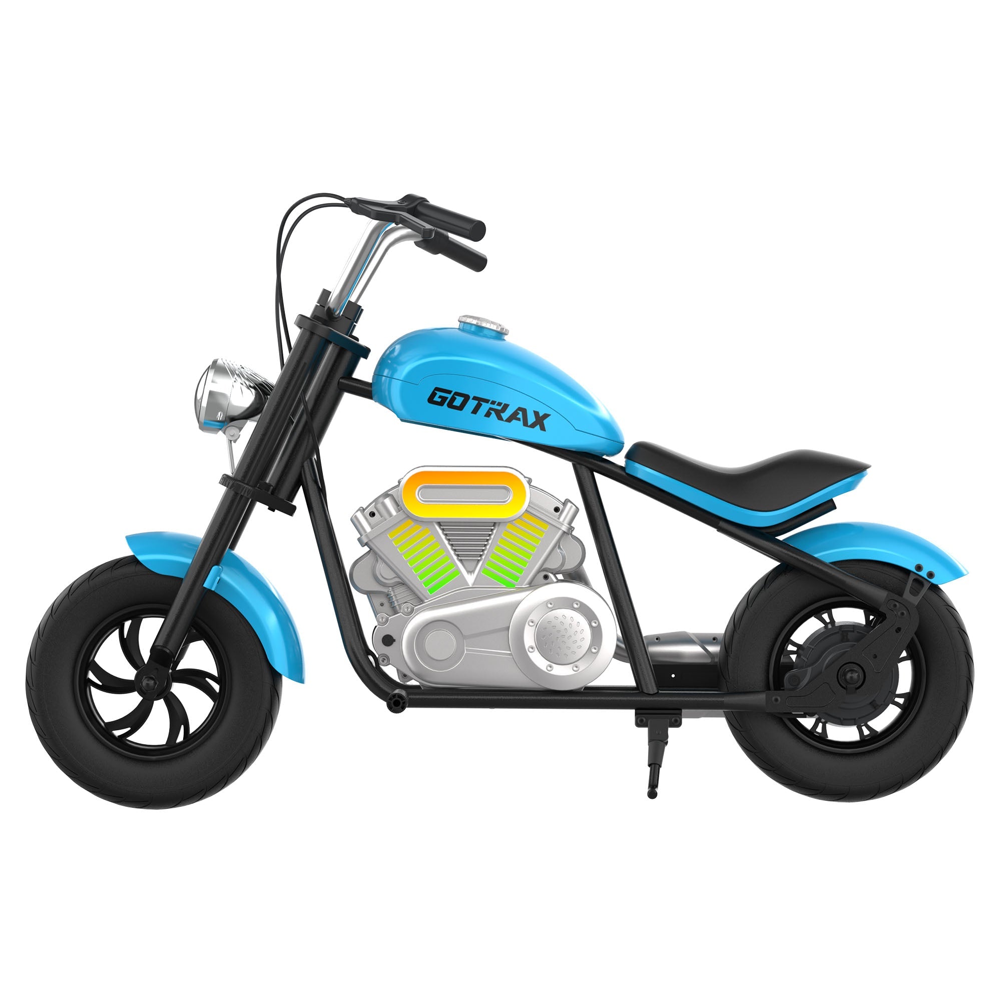 gotrax-mk2-mini-moto-lectrique-enfant-250w-bleu-rose image 3