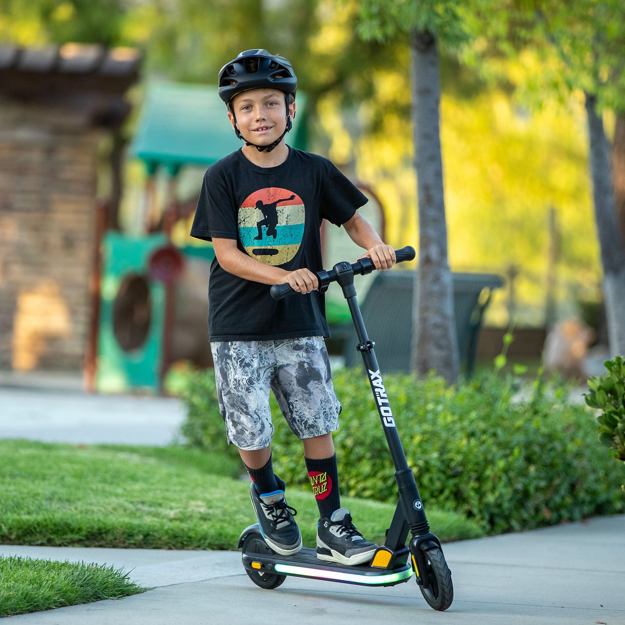 gotrax-xoom-plus-trottinette-lectrique-enfant-led-pliable image 2