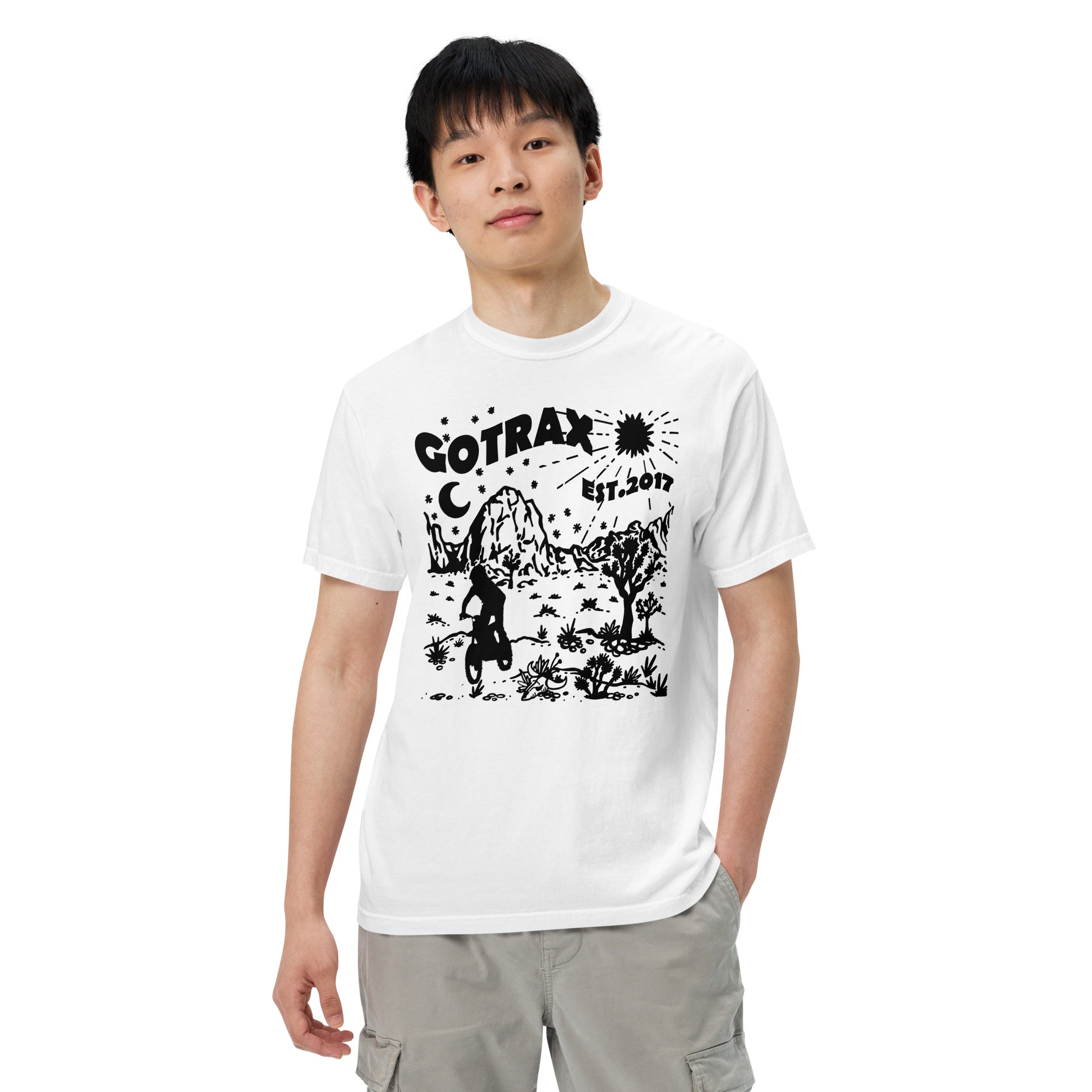 gotrax-est-2017-t-shirt-homme-coton-blanc image 8
