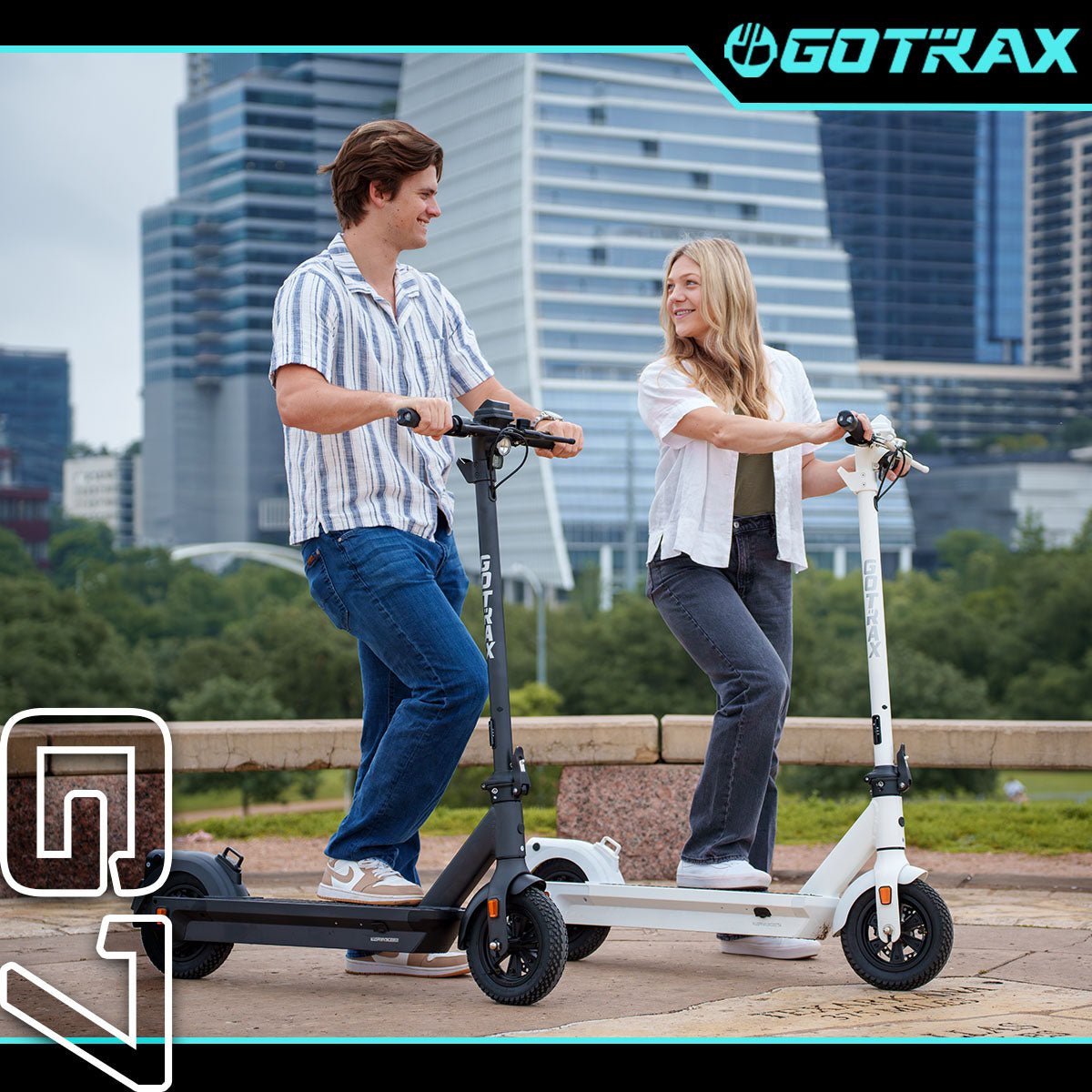 gotrax-g7-trottinette-lectrique-500w-48v-noire image 2