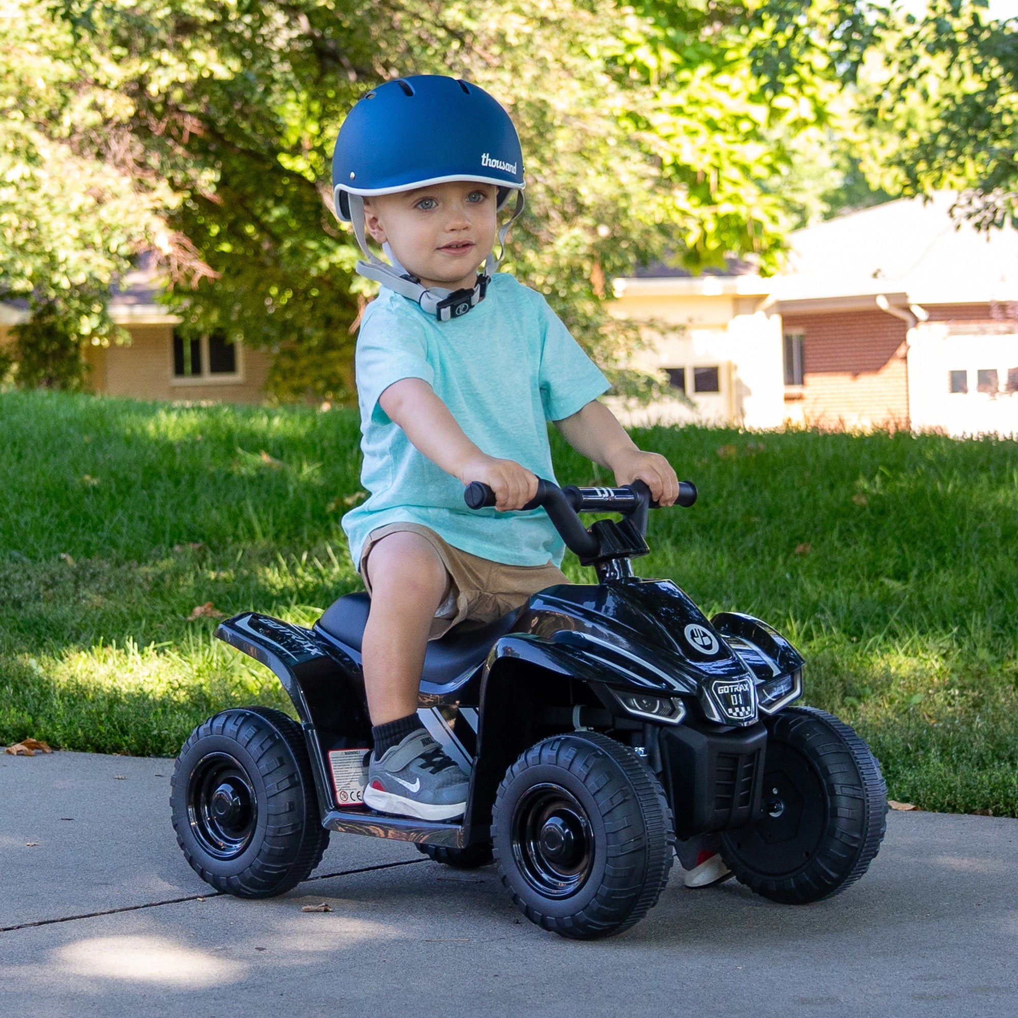 gotrax-rt1-dyno-quad-lectrique-enfant-noir-3-5-ans image 3