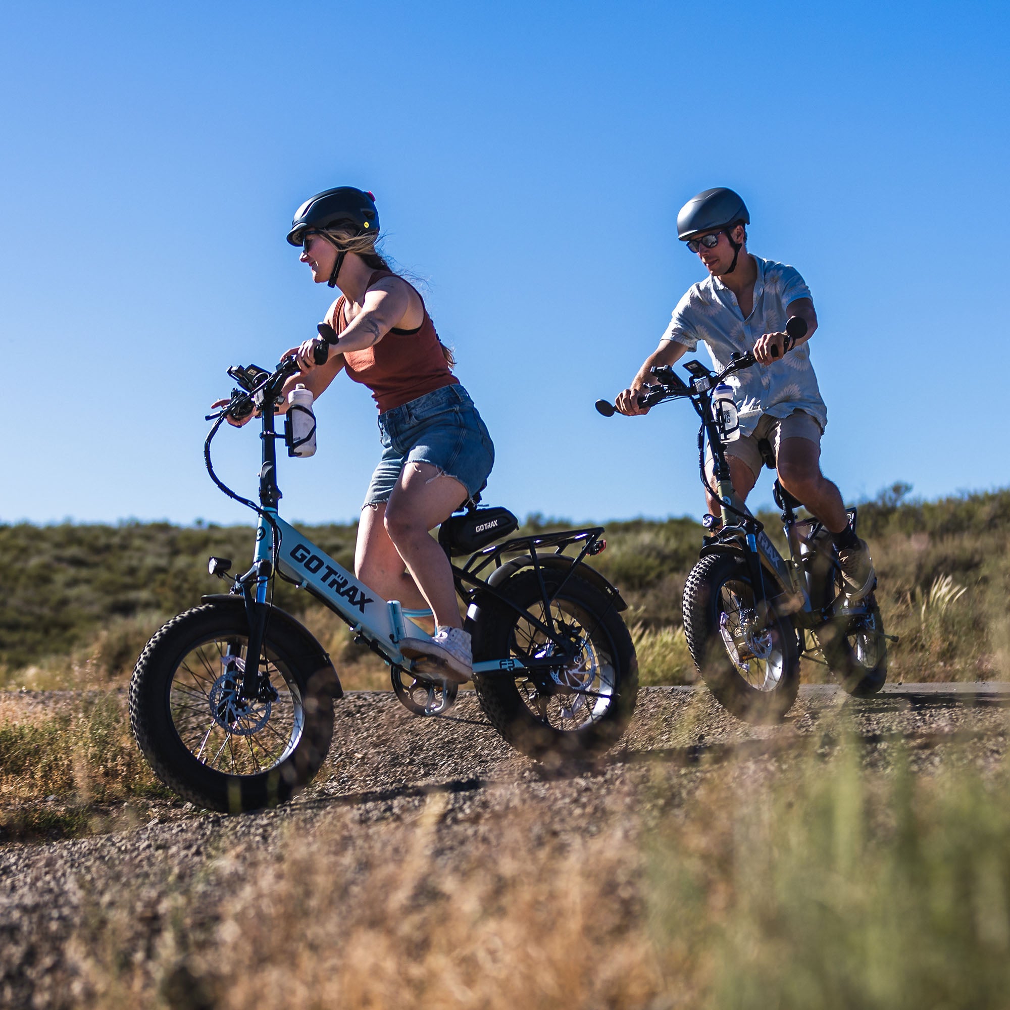 gotrax-f3-v2-v-lo-lectrique-pliant-fat-bike-bleu-marine image 2