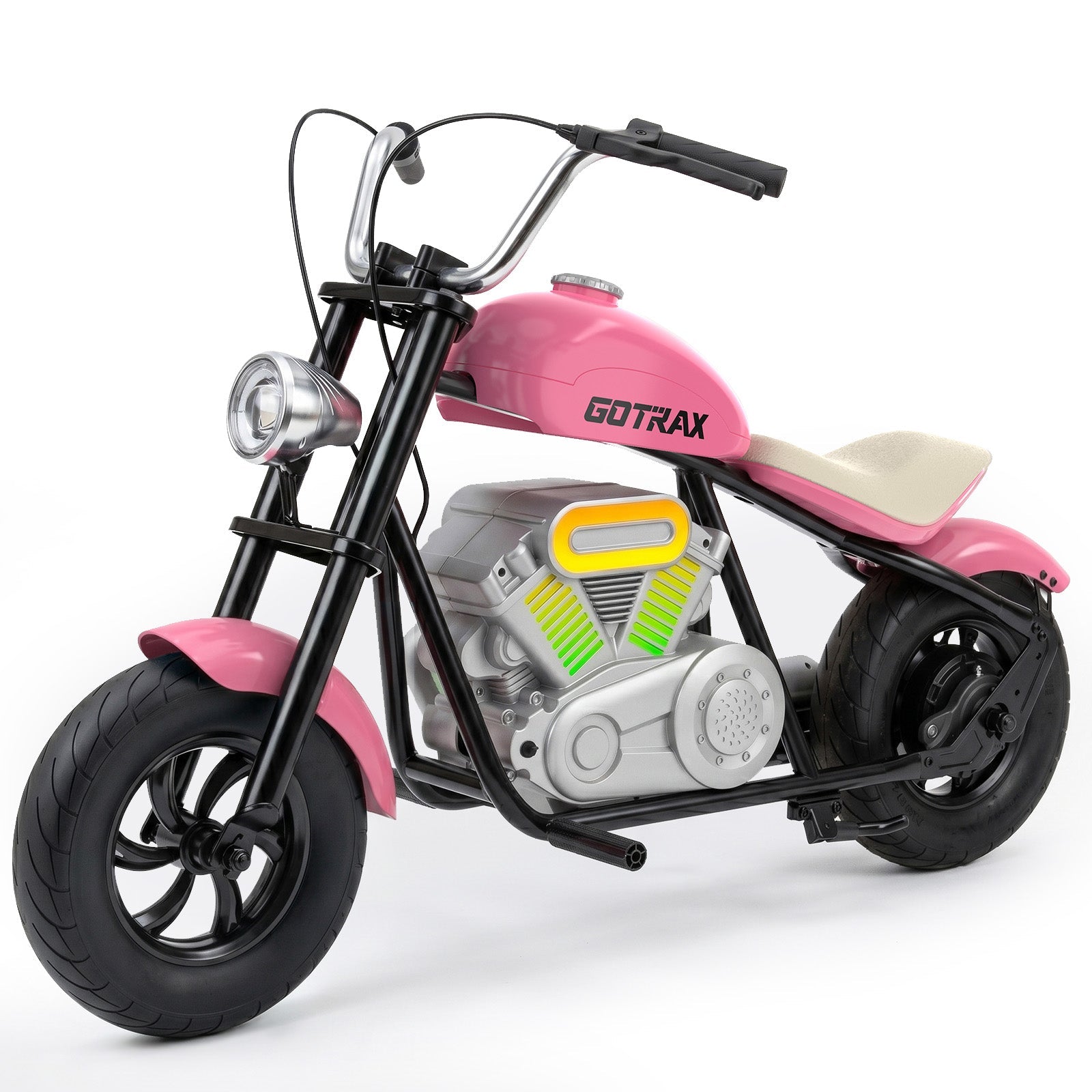 gotrax-mk2-mini-moto-lectrique-enfant-250w-bleu-rose image 2