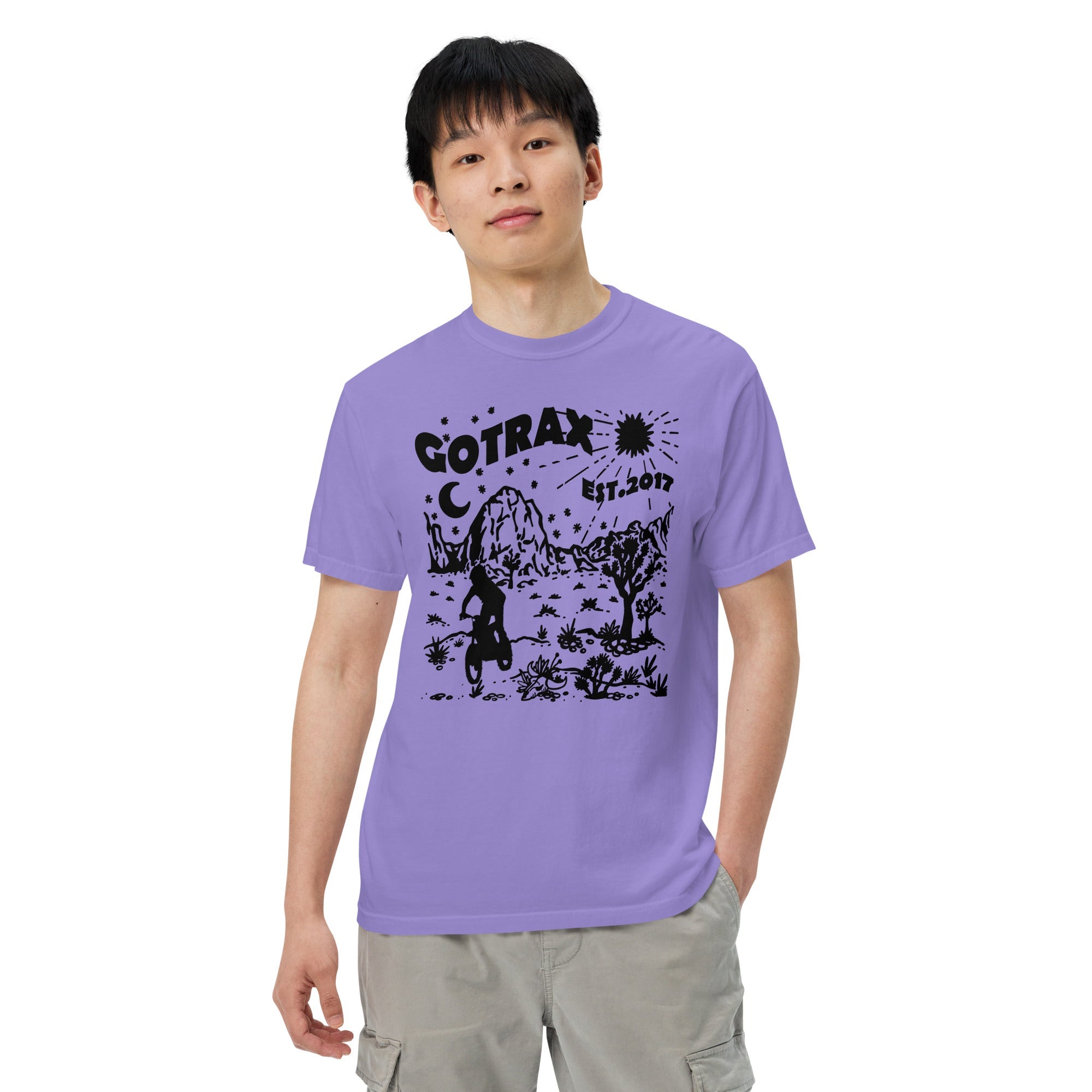 gotrax-est-2017-t-shirt-homme-coton-blanc image 3