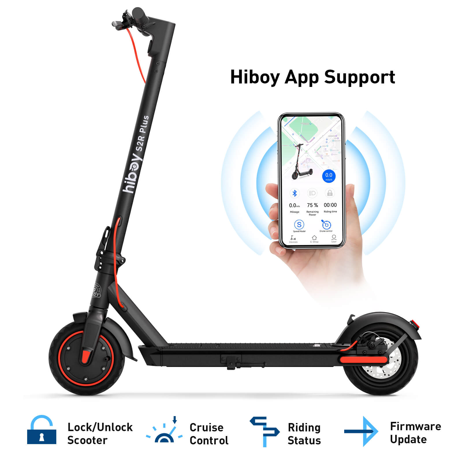 hiboy-s2r-plus-trottinette-lectrique-batterie-amovible-9-pouces image 8