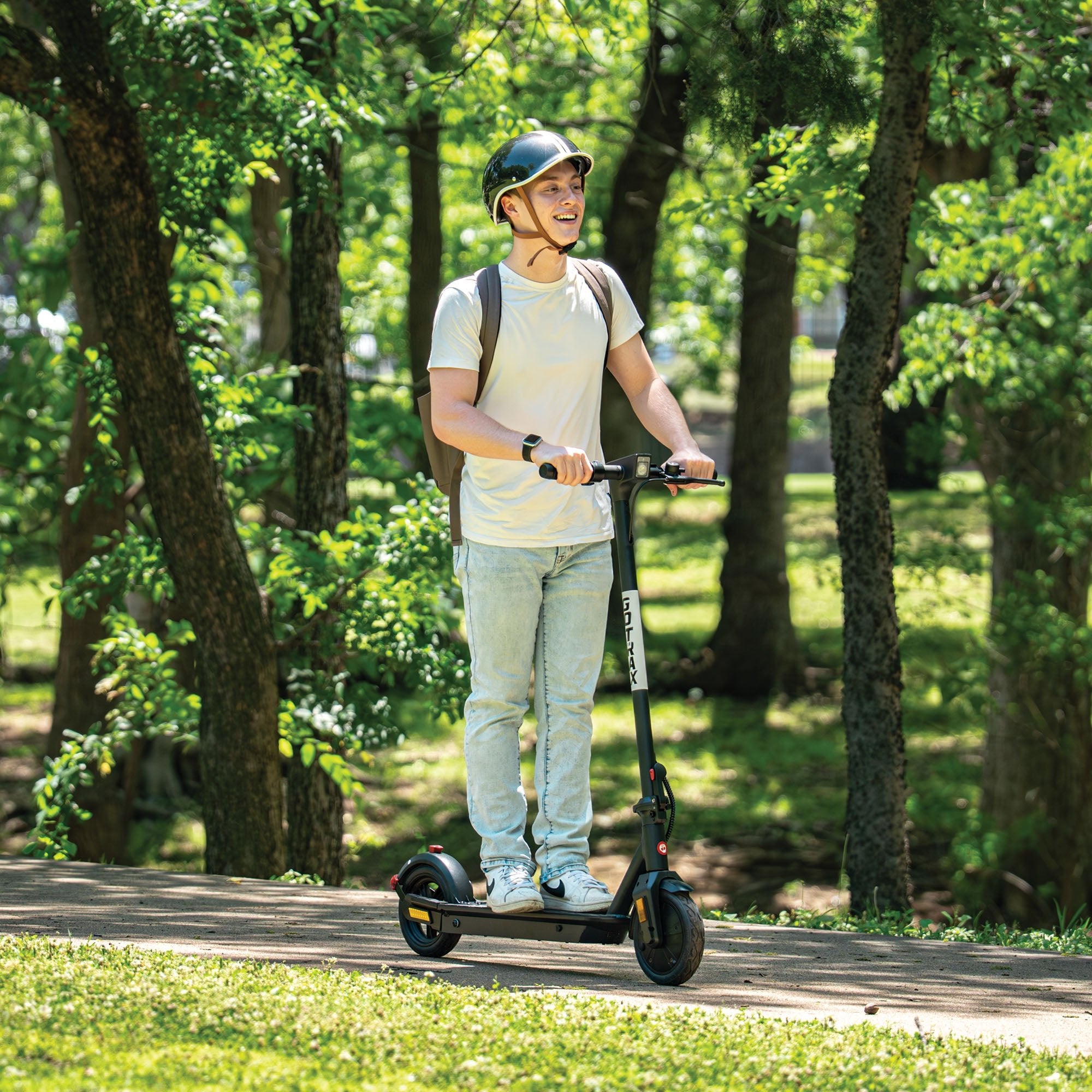 gotrax-fusion-trottinette-lectrique-noire-pneus-airless image 3