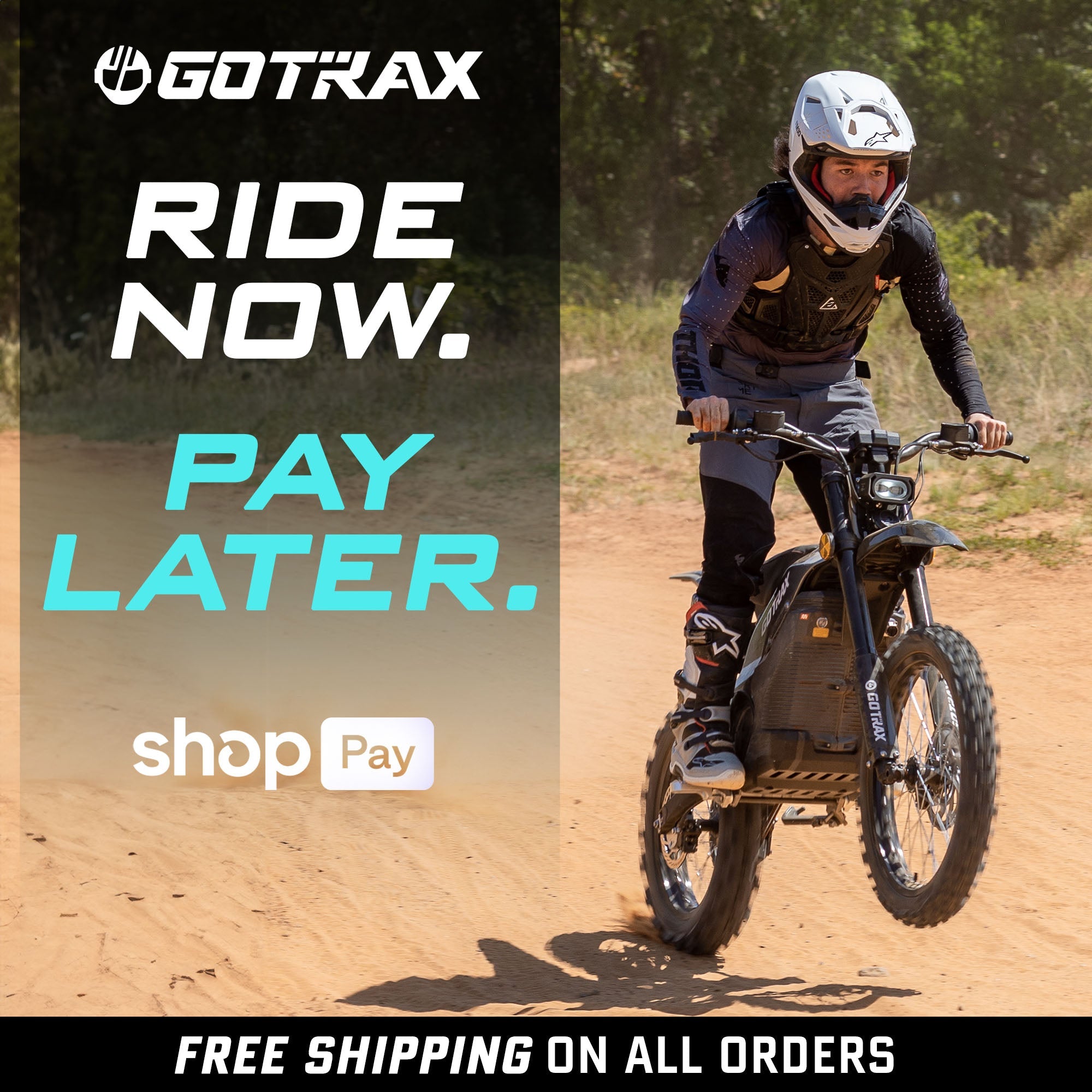 gotrax-everest-moto-cross-lectrique-dirt-bike-pneus-crampons image 3