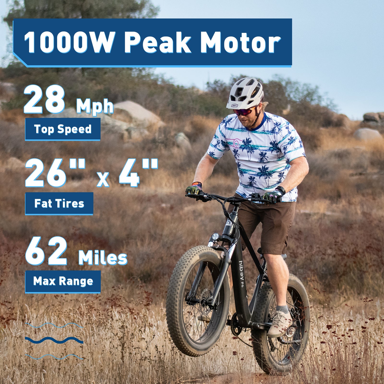 hiboy-p6-v-lo-lectrique-fat-tire-pneus-larges image 2