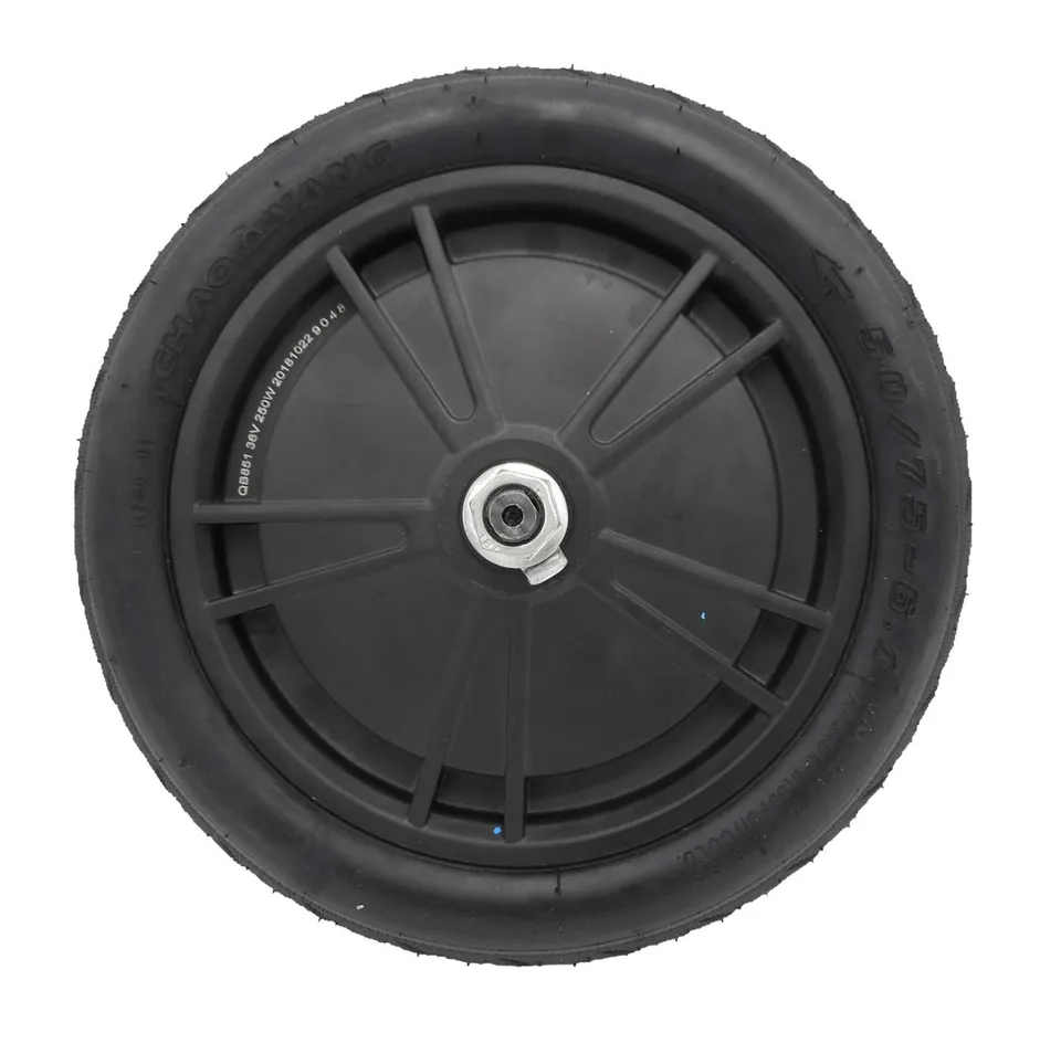 gotrax-gxl-v2-rival-black-moteur-roue-trottinette-assemblage image 1