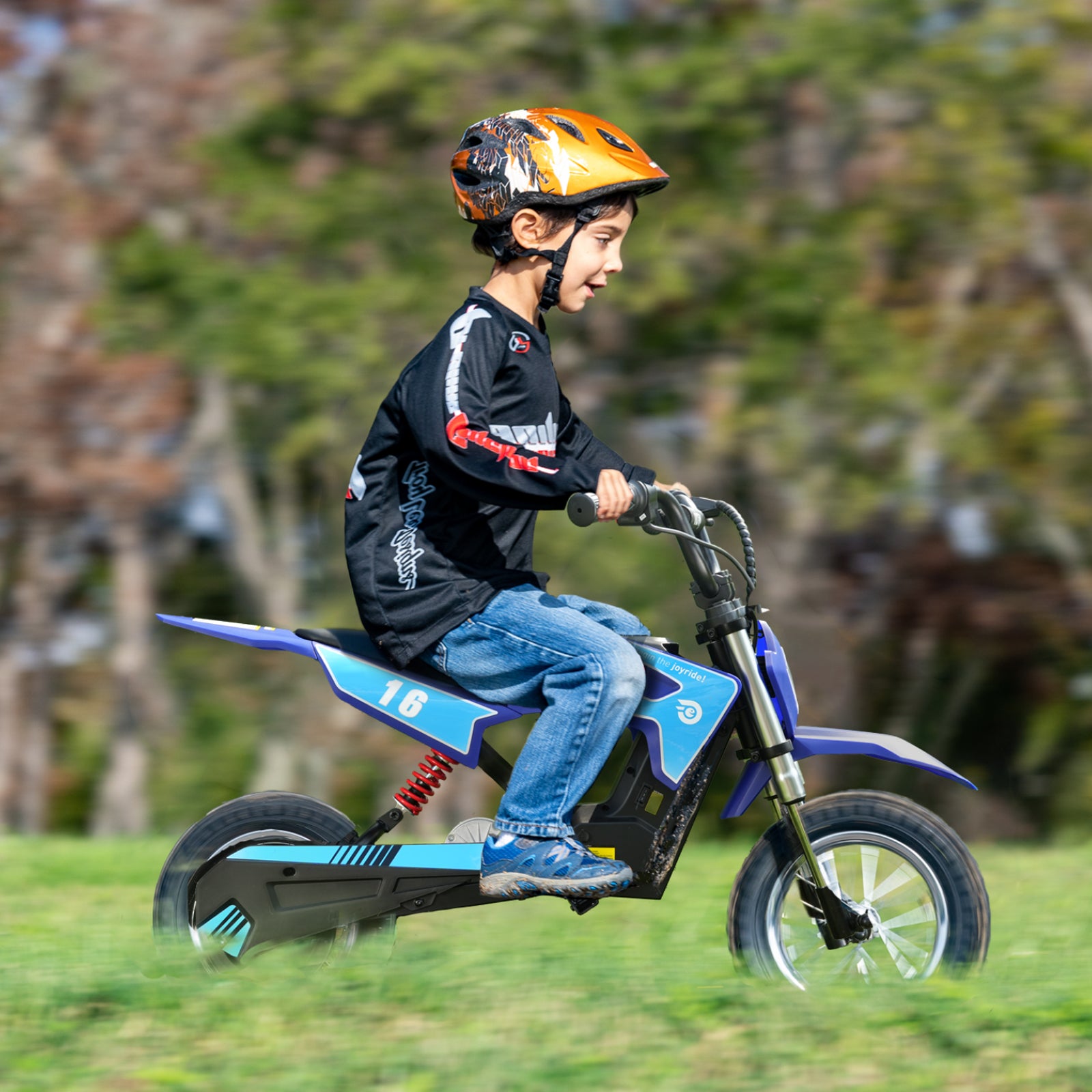hiboy-dk1-moto-cross-lectrique-enfant-rouge-3-vitesses image 4