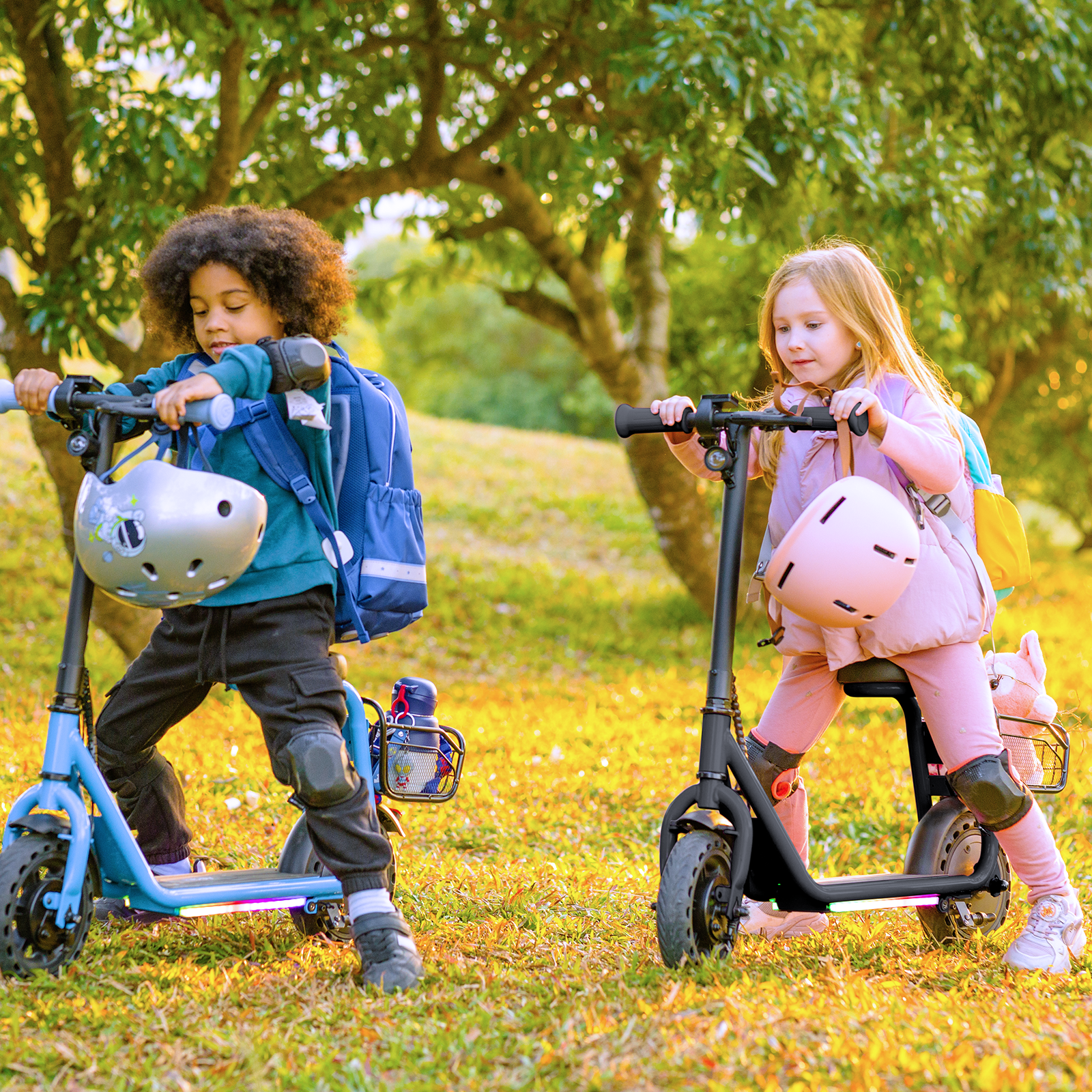 hiboy-u2-lite-trottinette-lectrique-enfant-bleu-avec-si-ge image 2