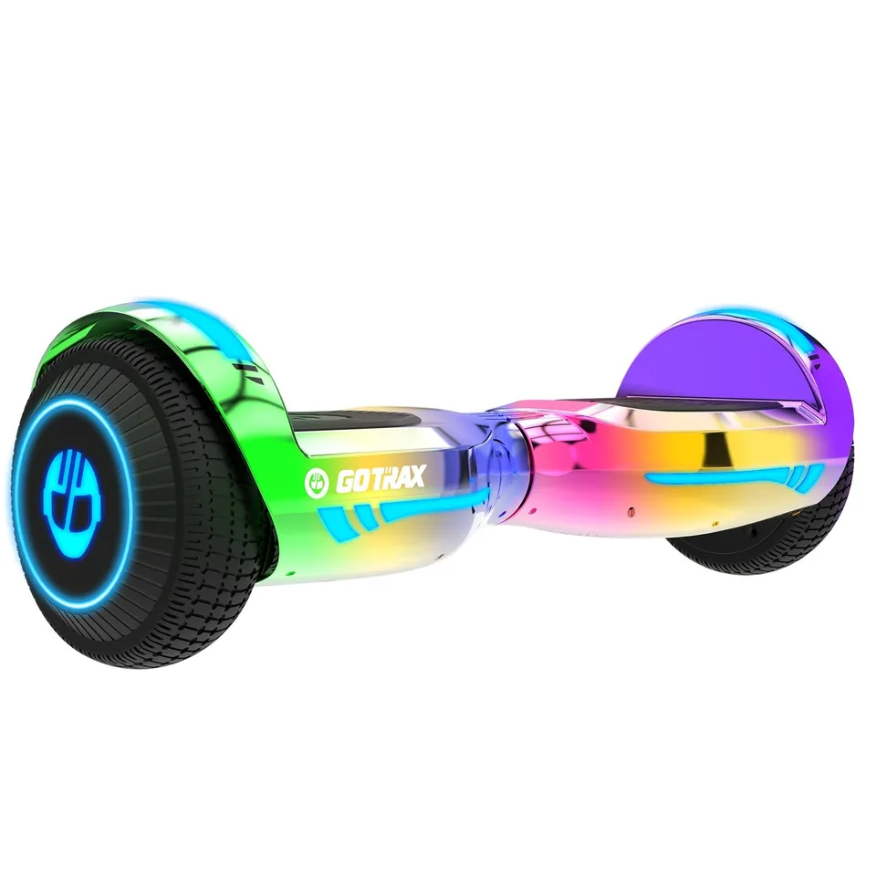gotrax-glide-chrome-hoverboard-6-5-rainbow-bluetooth image 1