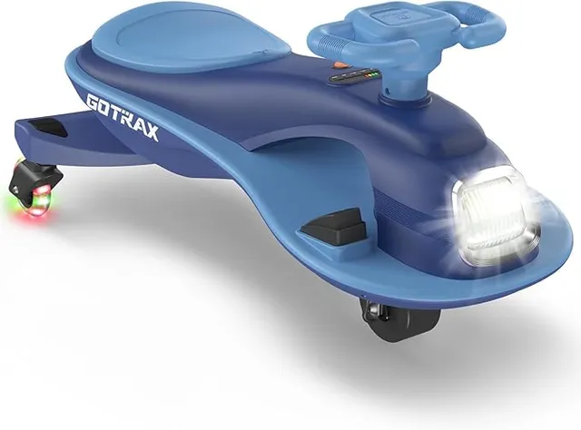 gotrax-wg1-voiture-lectrique-enfant-bleu-musique image 1