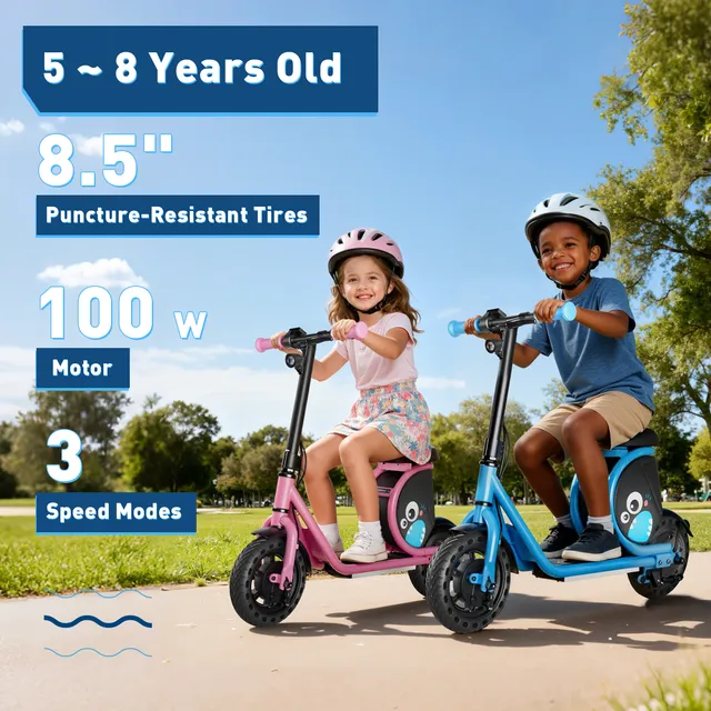 hiboy-joy-trottinette-lectrique-enfant-bleu-5-8-ans-recond image 1