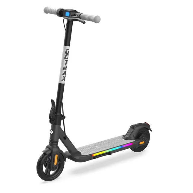 gotrax-comet-trottinette-lectrique-enfant-led-noir image 1