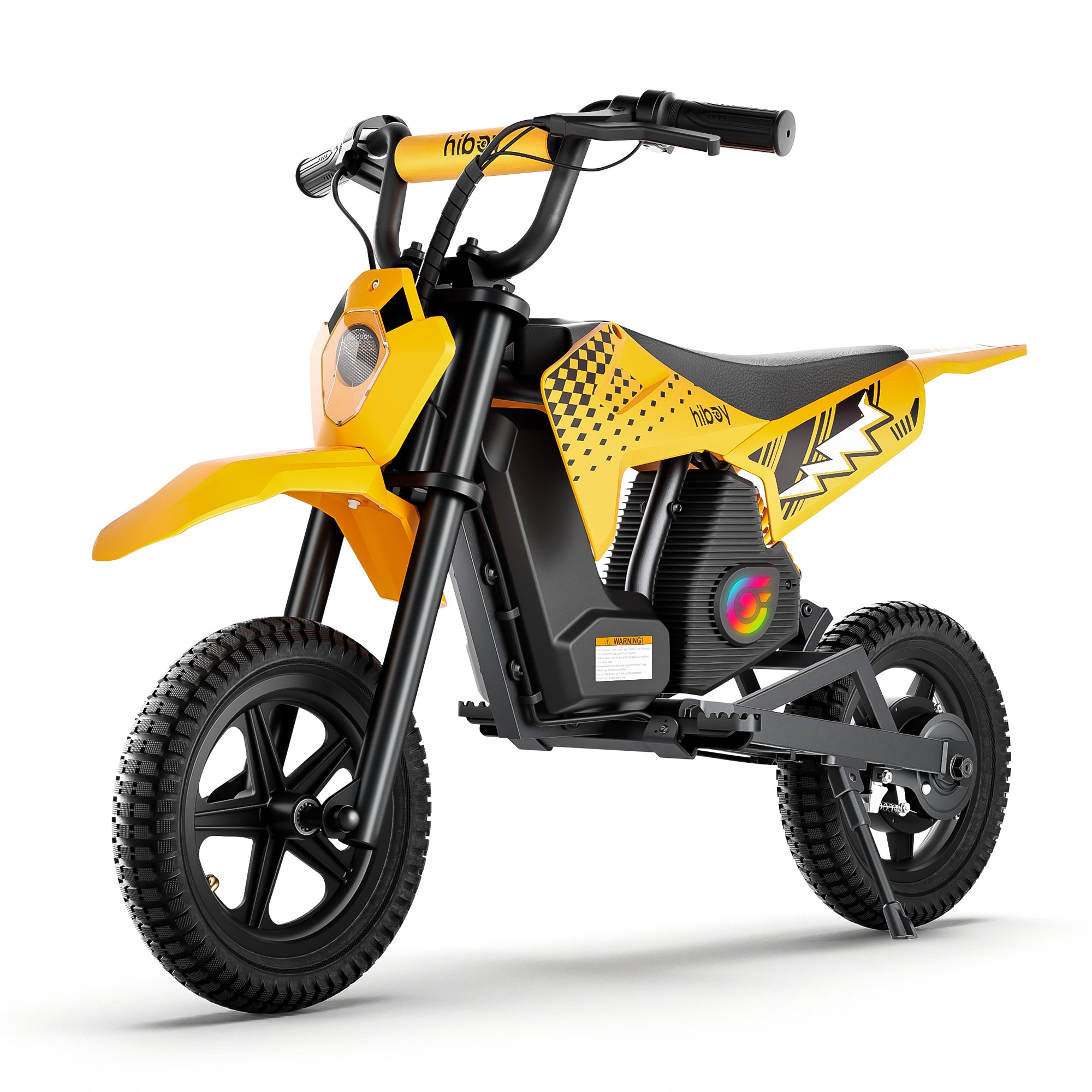 hiboy-dk2-moto-lectrique-enfant-3-7-ans-jaune image 7
