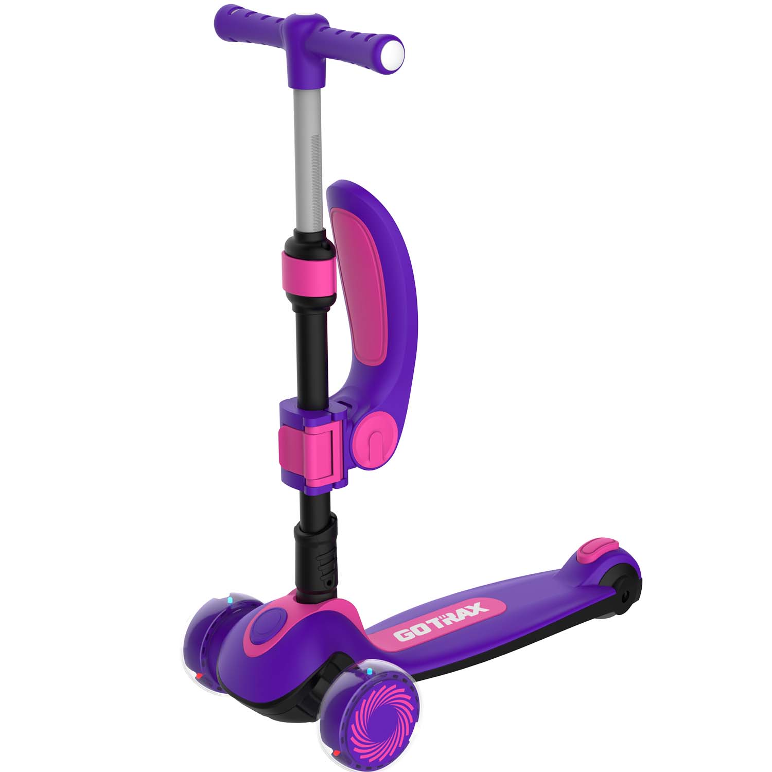 gotrax-ks2-trottinette-enfant-2-en-1-avec-selle-verte image 7