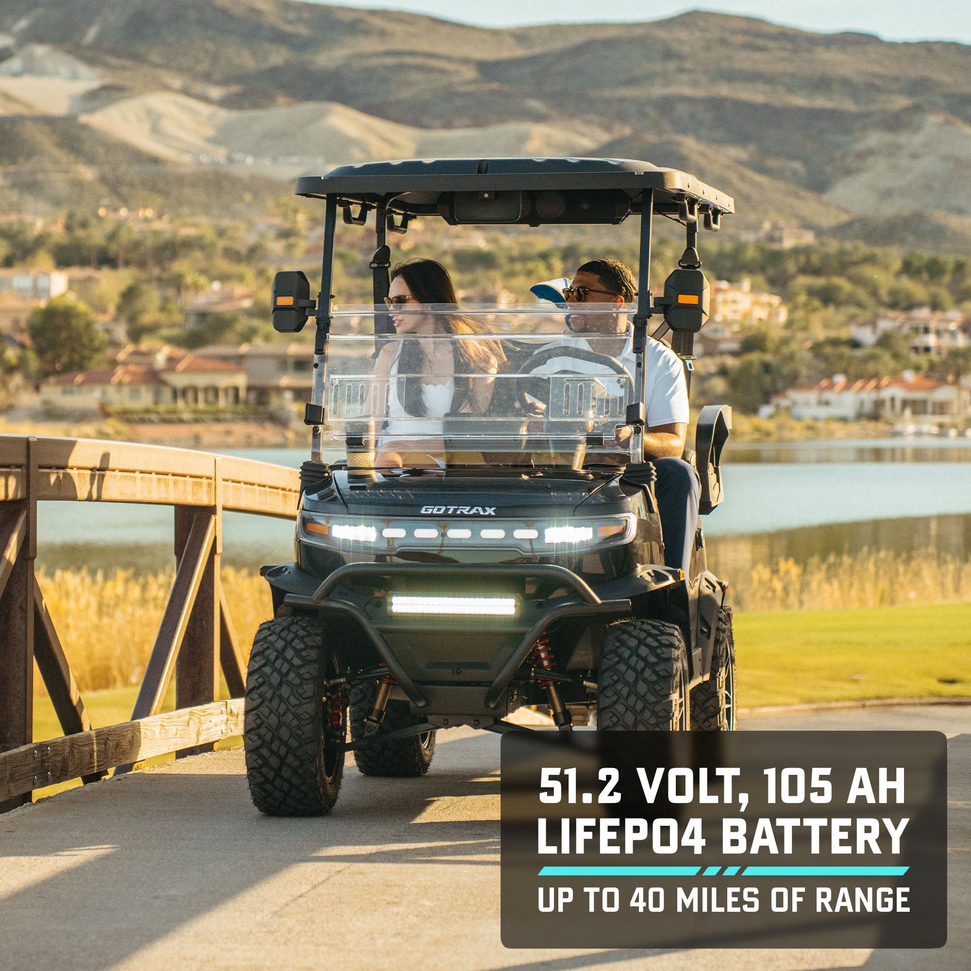 gotrax-fairway-200-2x2-voiturette-golf-lectrique-4-places image 4