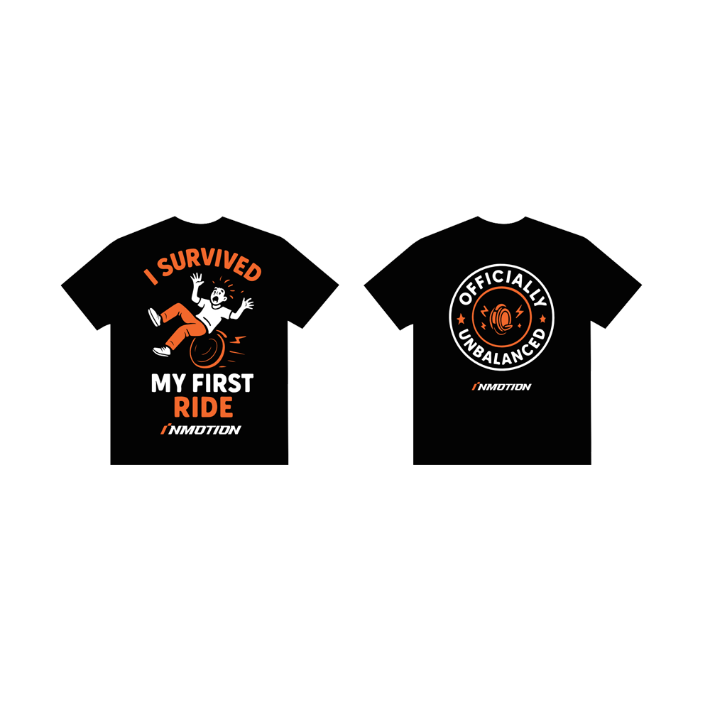 inmotion-t-shirt-noir-logo-monocycle-coton-xl image 1