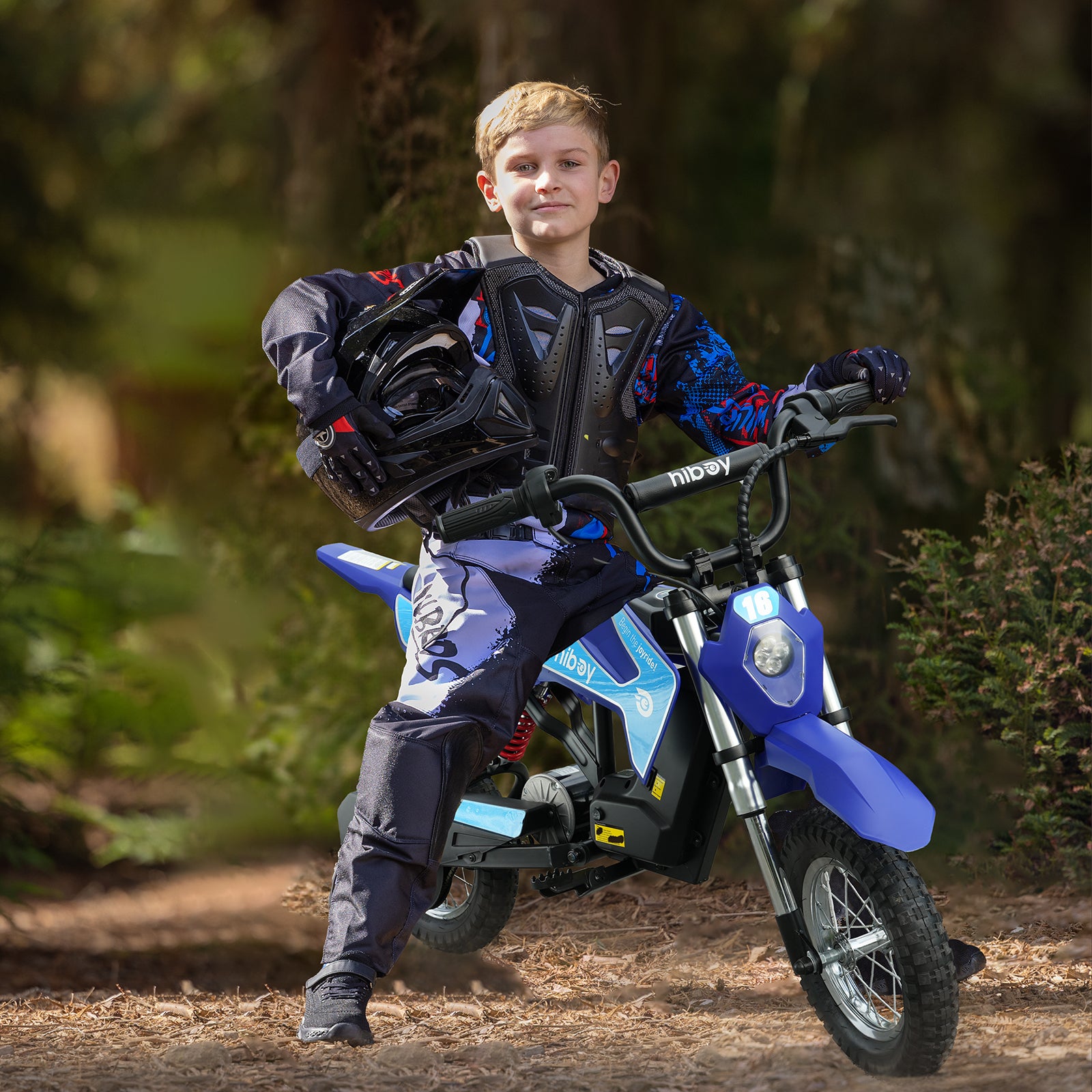 hiboy-dk1-moto-cross-lectrique-enfant-rouge-3-vitesses image 5