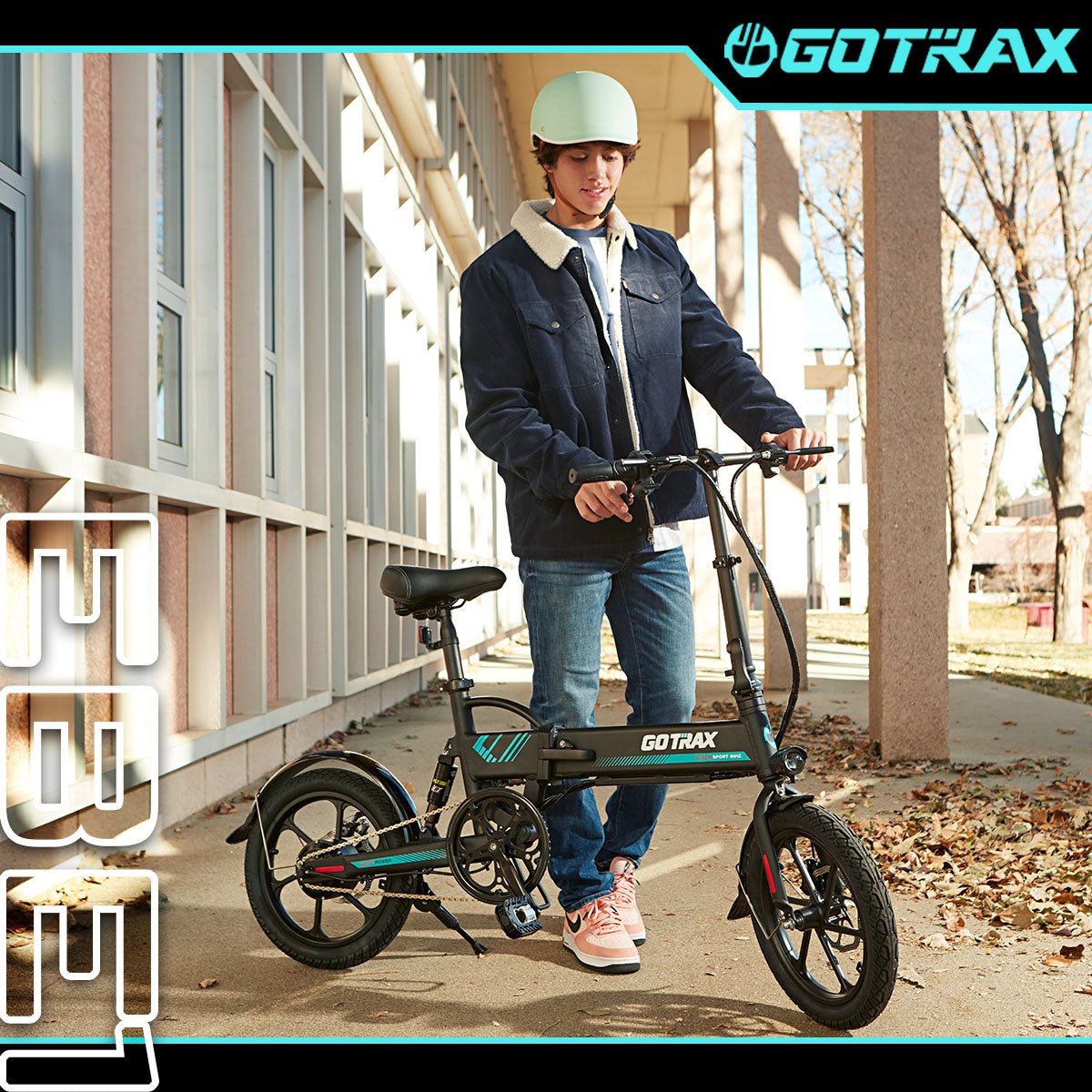 gotrax-ebe1-v-lo-lectrique-pliant-16-pouces-noir image 2