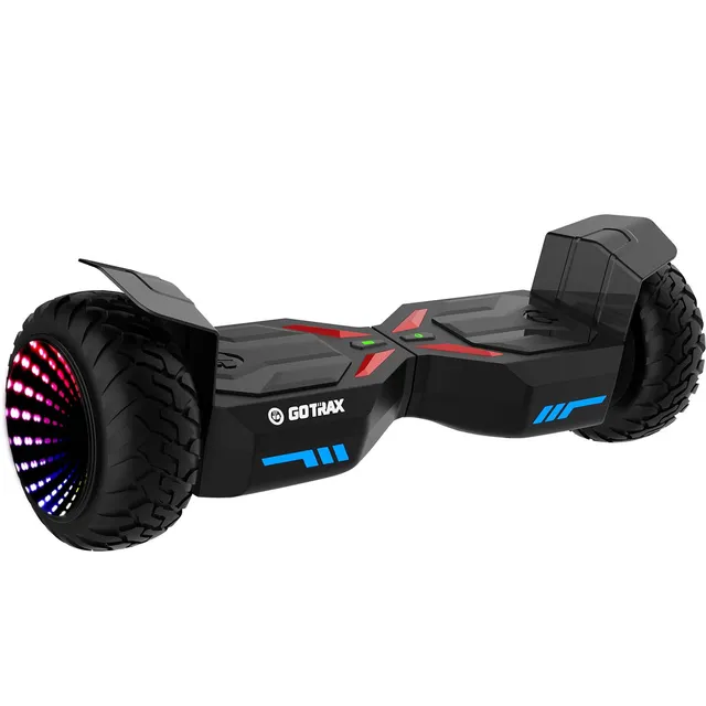 gotrax-e5-hoverboard-8-pouces-led-tout-terrain-noir image 1