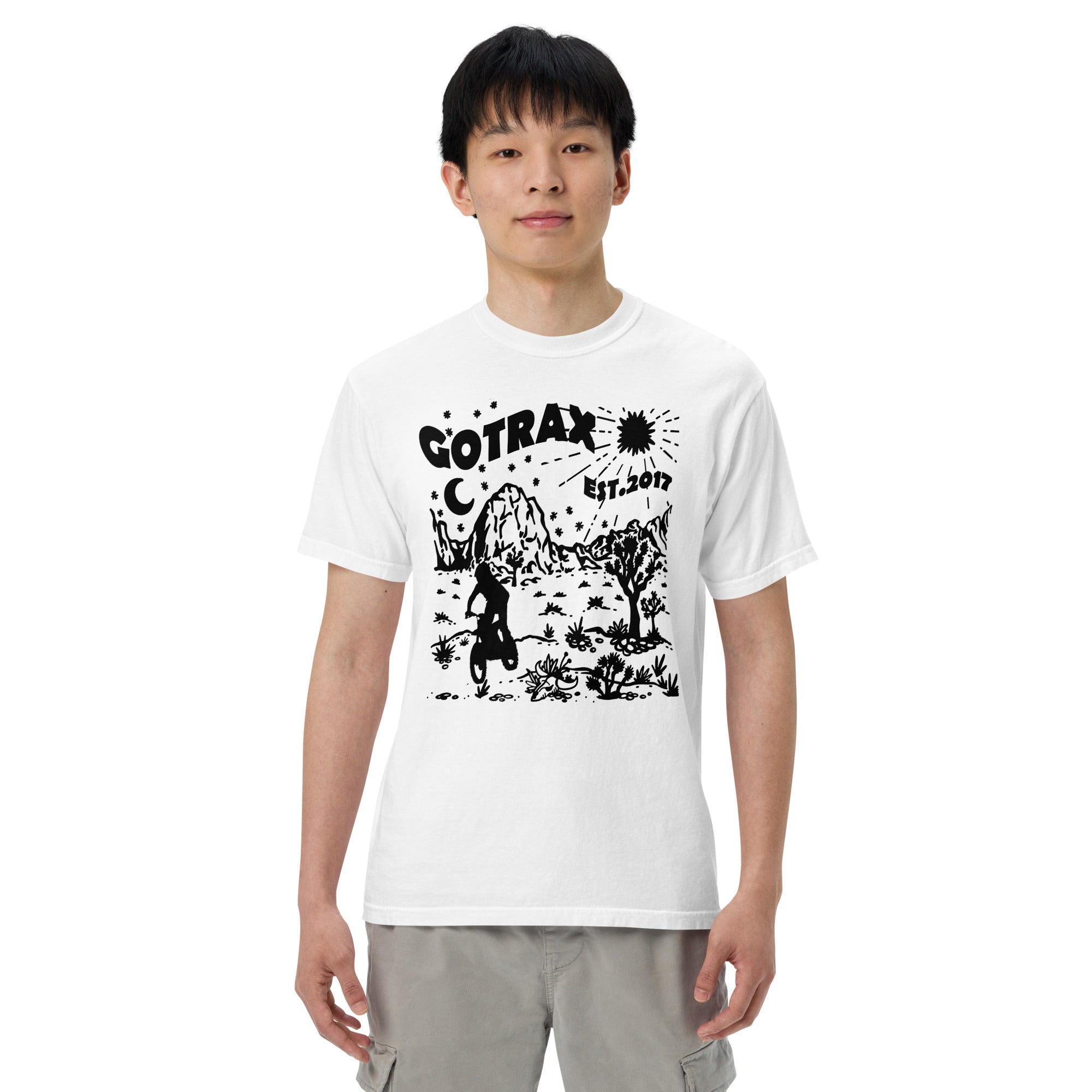 gotrax-est-2017-t-shirt-homme-coton-blanc image 1