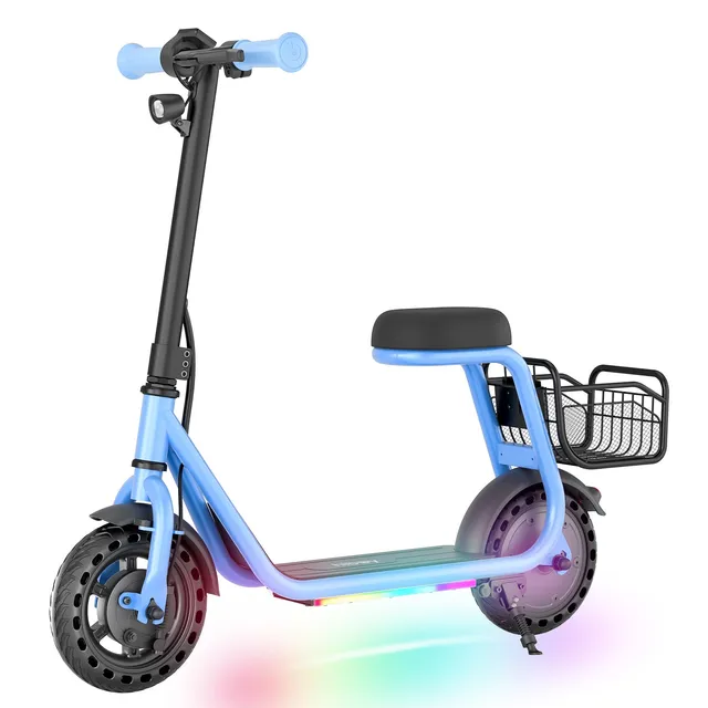 hiboy-u2-lite-trottinette-lectrique-enfant-bleu-avec-si-ge image 1