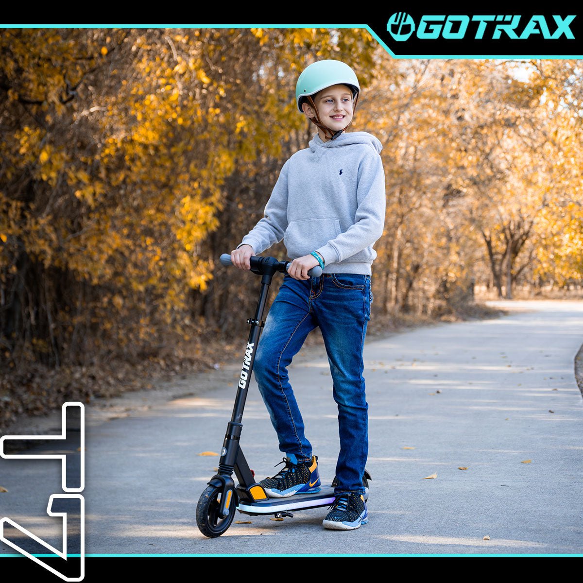 gotrax-t7-trottinette-lectrique-enfant-led-pliable-6-ans-et image 2
