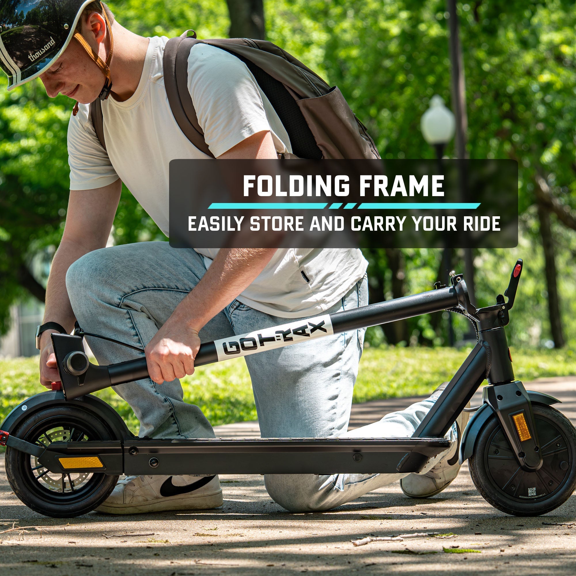 gotrax-fusion-trottinette-lectrique-noire-pneus-airless image 7