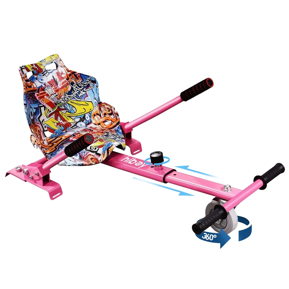 hiboy-hc-01-si-ge-kart-hoverboard-rose-graffiti-enfant-adulte image 1