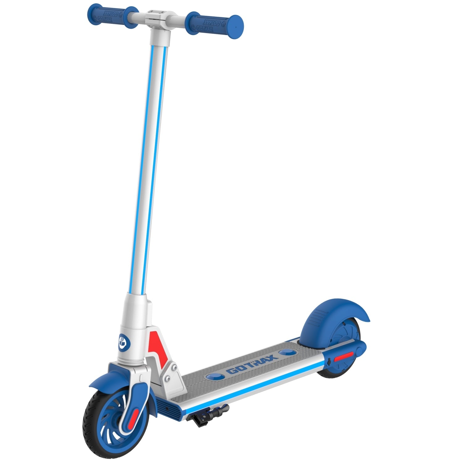 gotrax-gks-plus-trottinette-lectrique-enfant-led-bleue image 1