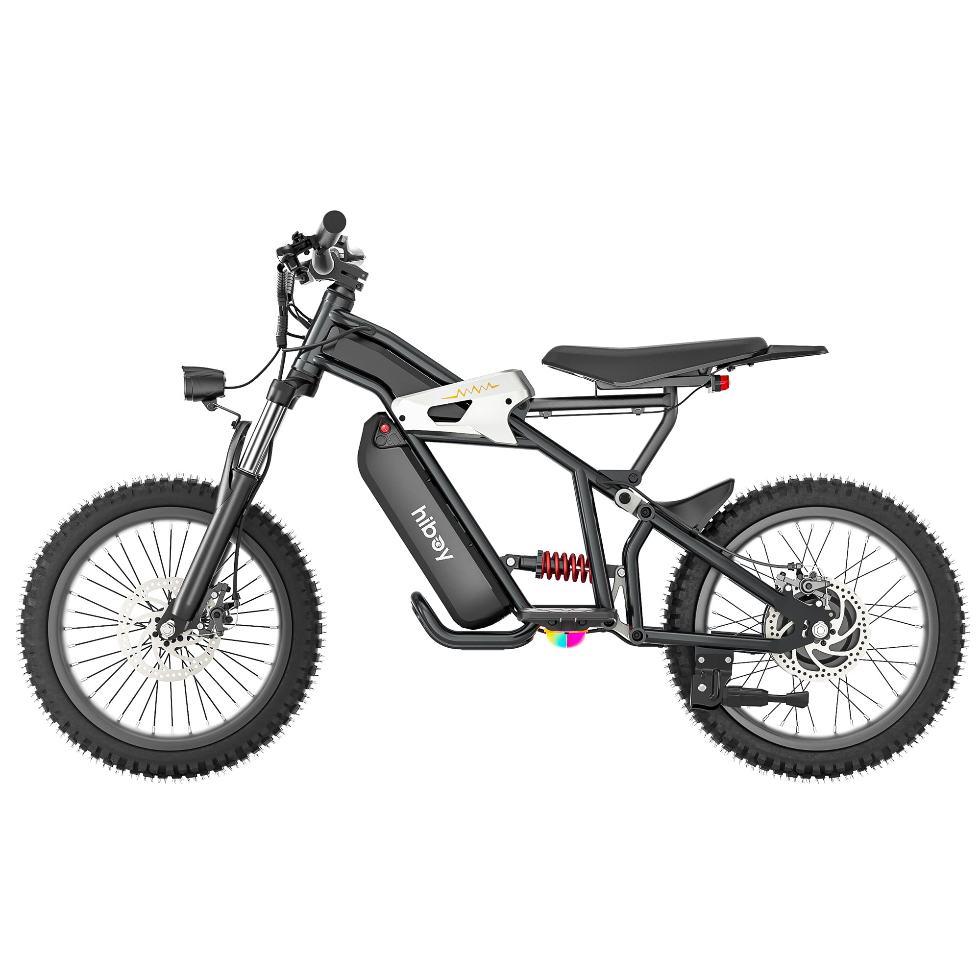 hiboy-dm14-moto-cross-lectrique-enfant-jaune-sentier image 8