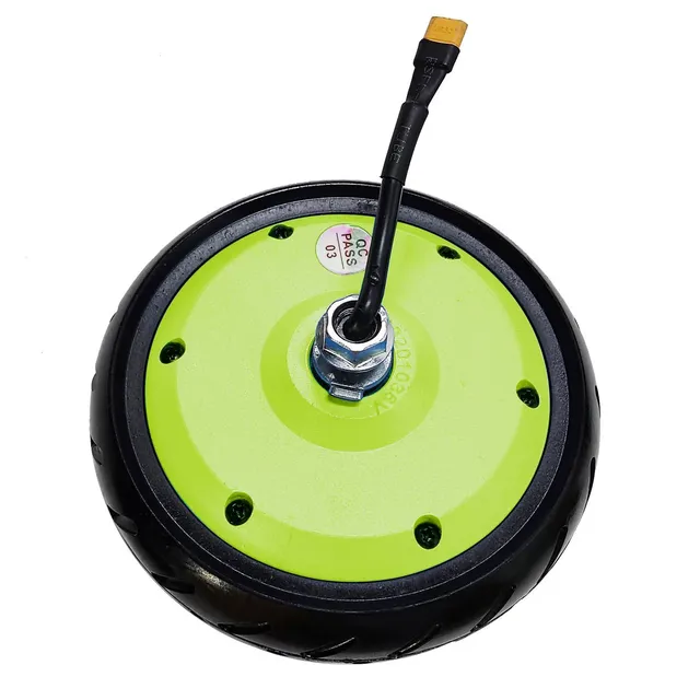 gotrax-gks-xoom-moteur-trottinette-vert-complet-roue image 1