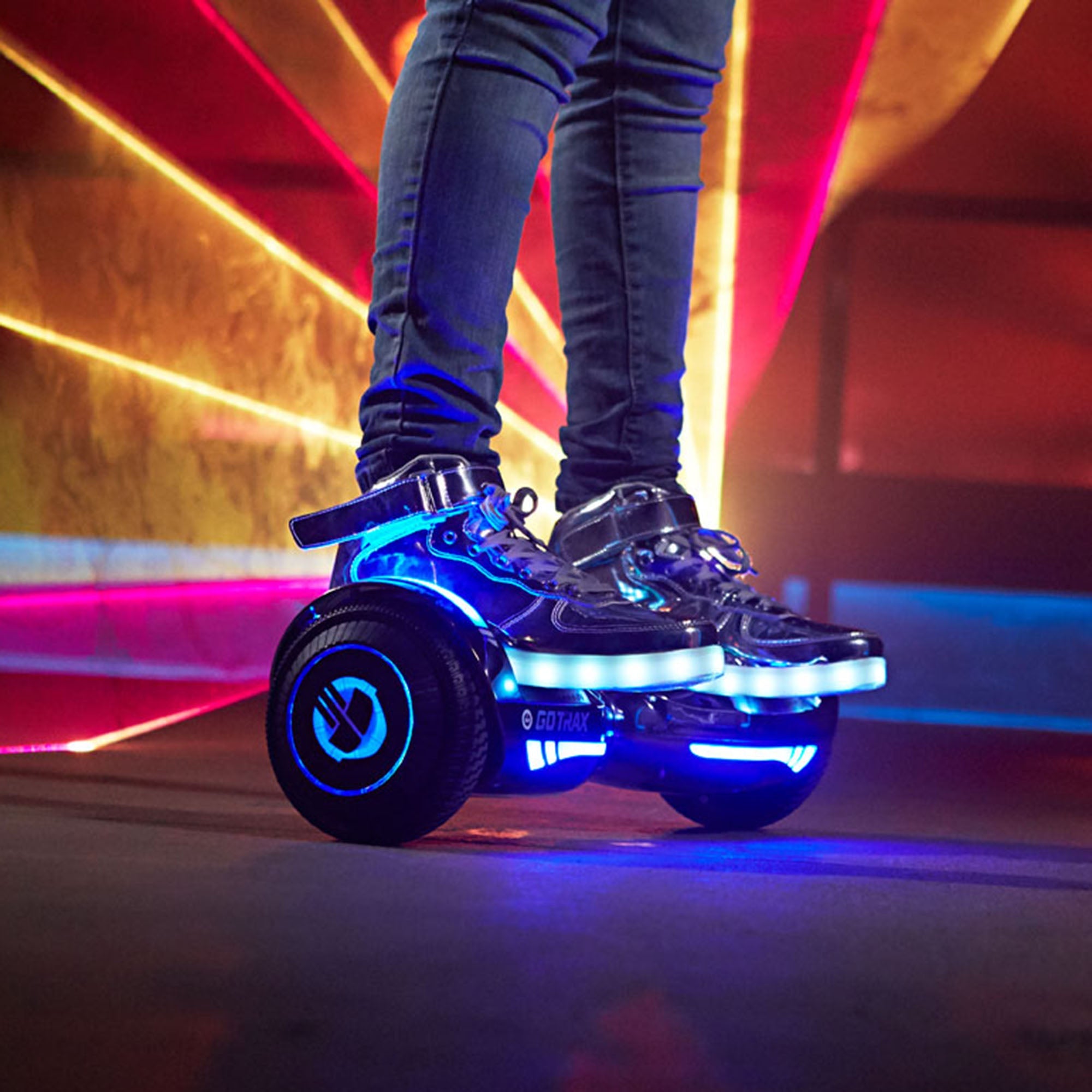 gotrax-glide-chrome-hoverboard-6-5-rainbow-bluetooth image 2