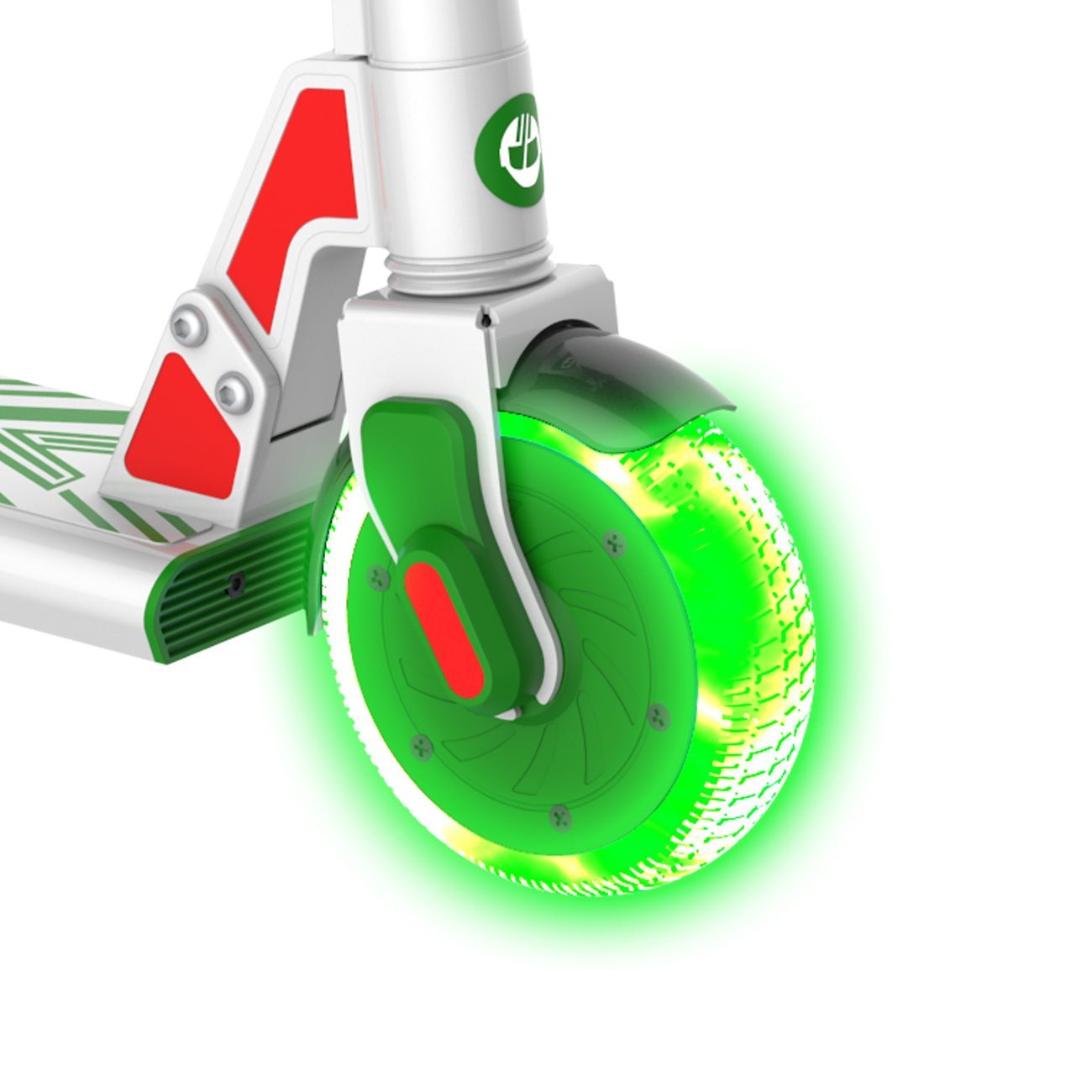 gotrax-gks-lumios-roue-trottinette-lectrique-verte-non-motrice image 1
