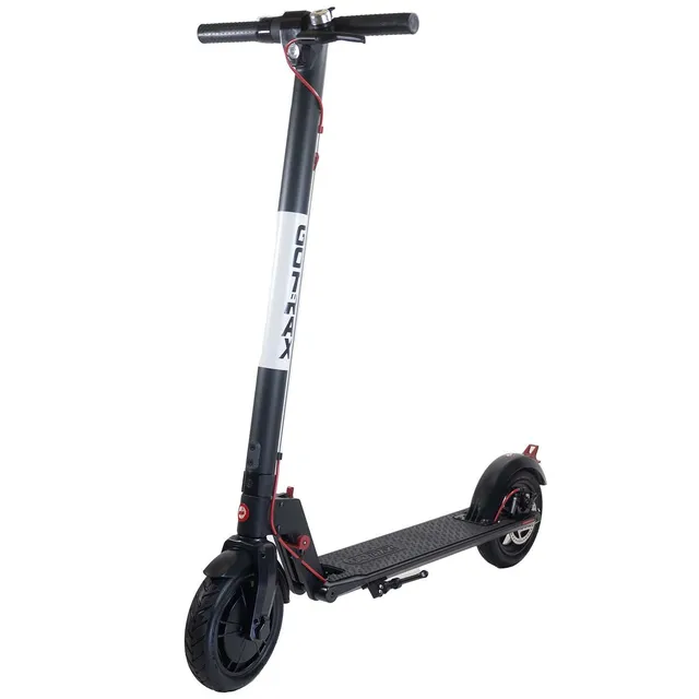 gotrax-gxl-v2-trottinette-lectrique-noire-pneus-honeycomb image 1